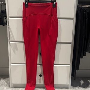 lululemon athletica Red Leggings